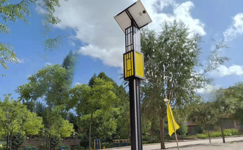 夏河智慧路灯安装