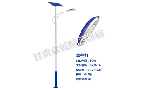 夏河太阳能路灯核心技术参数解读